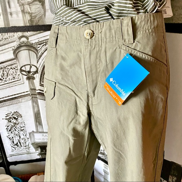 NWT COLUMBIA | Pant Versatile Omni Shade Classic Casual Trail Hiking Sz 2 L - Picture 2 of 14